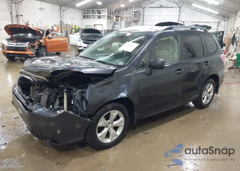 2014 Subaru Forester 2.5I Premium from USA, damaged, VIN JF2SJAECXEH415285